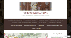 Desktop Screenshot of followinghadrian.com