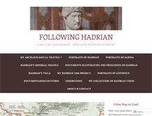 Tablet Screenshot of followinghadrian.com